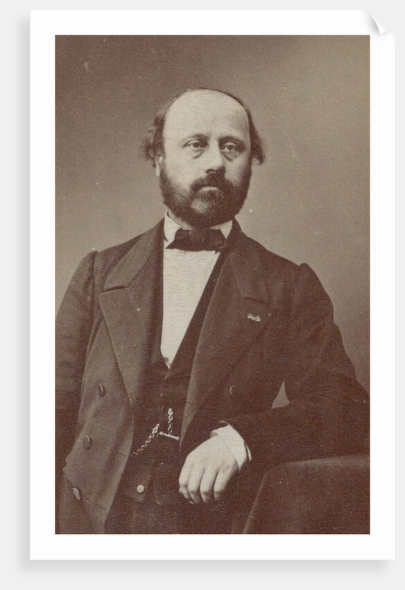 Portrait of the composer François Bazin, ca 1860 by Anonymous