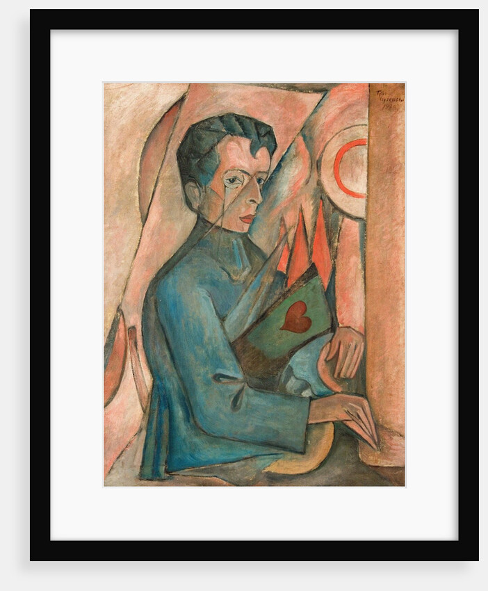 Portrait of the poet Bruno Jasienski, c. 1920 by Anonymous