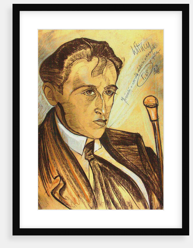 Portrait of the poet Bruno Jasienski, 1923 by Anonymous