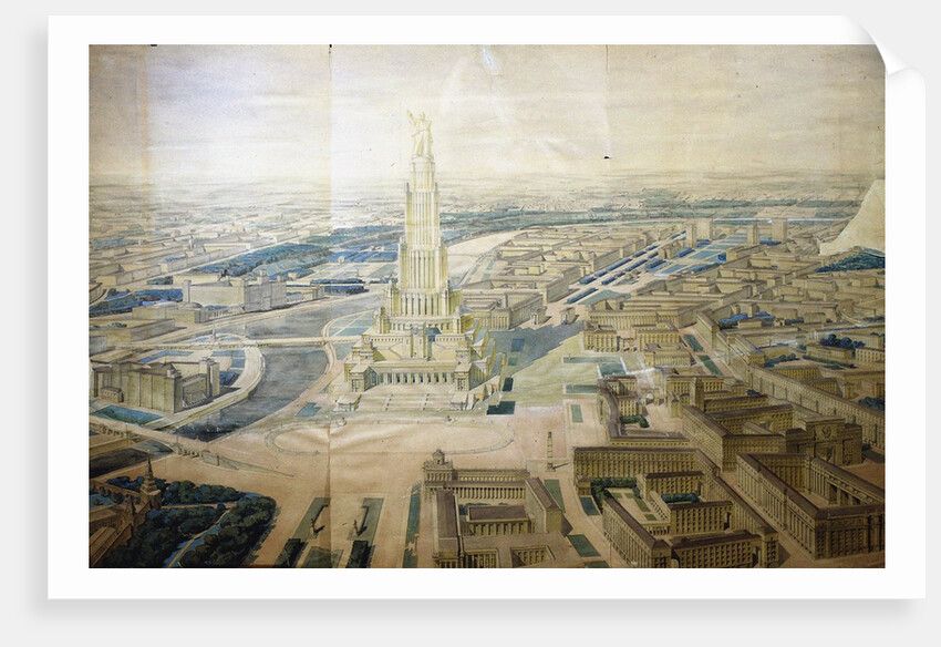 The Palace of the Soviets, 1944 by Anonymous