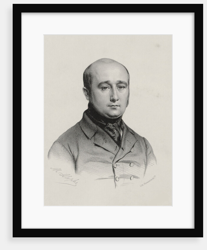 Portrait of the composer Frédéric Bérat, 1850 by Anonymous