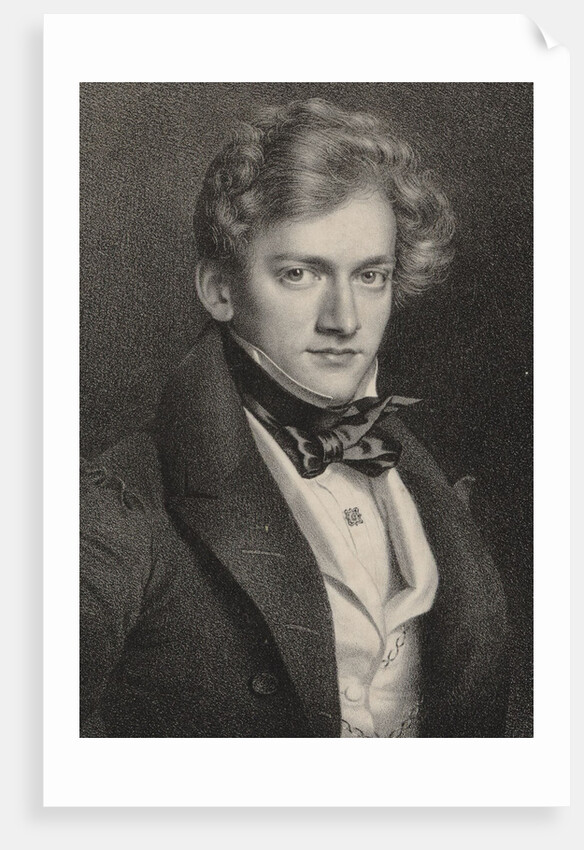 Portrait of the composer Charles-Auguste de Bériot, 1830 by Anonymous