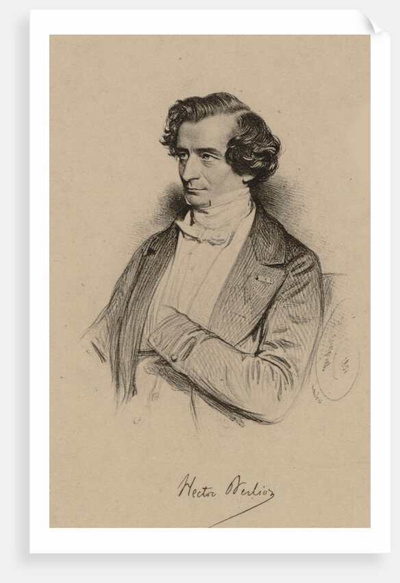 Portrait of Hector Berlioz, c. 1850 by Anonymous