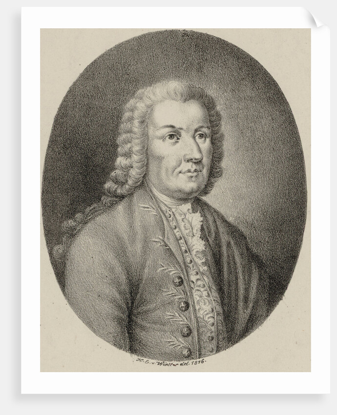 Portrait of the composer Ercole Bernabei, 1816 by Anonymous