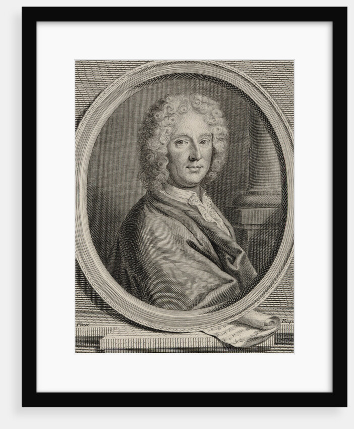 Portrait of the composer Nicolas Bernier, 1740 by Anonymous