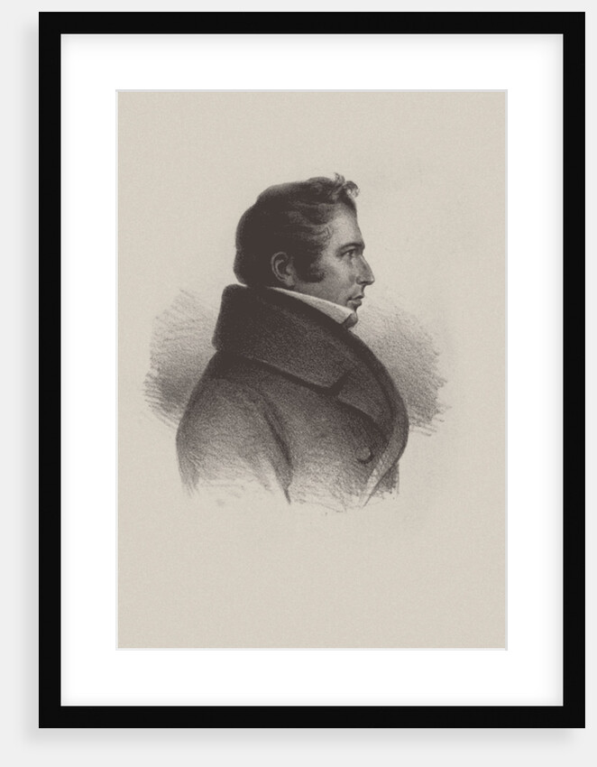 Portrait of the opera singer Heinrich Blume by Anonymous