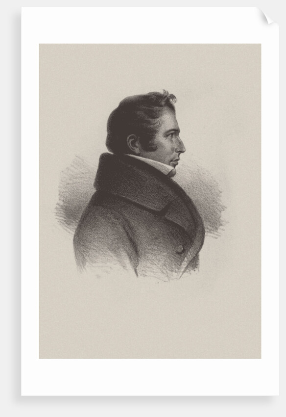 Portrait of the opera singer Heinrich Blume by Anonymous