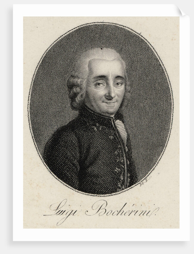 Portrait of the composer Luigi Boccherini, Early 19th cen by Anonymous