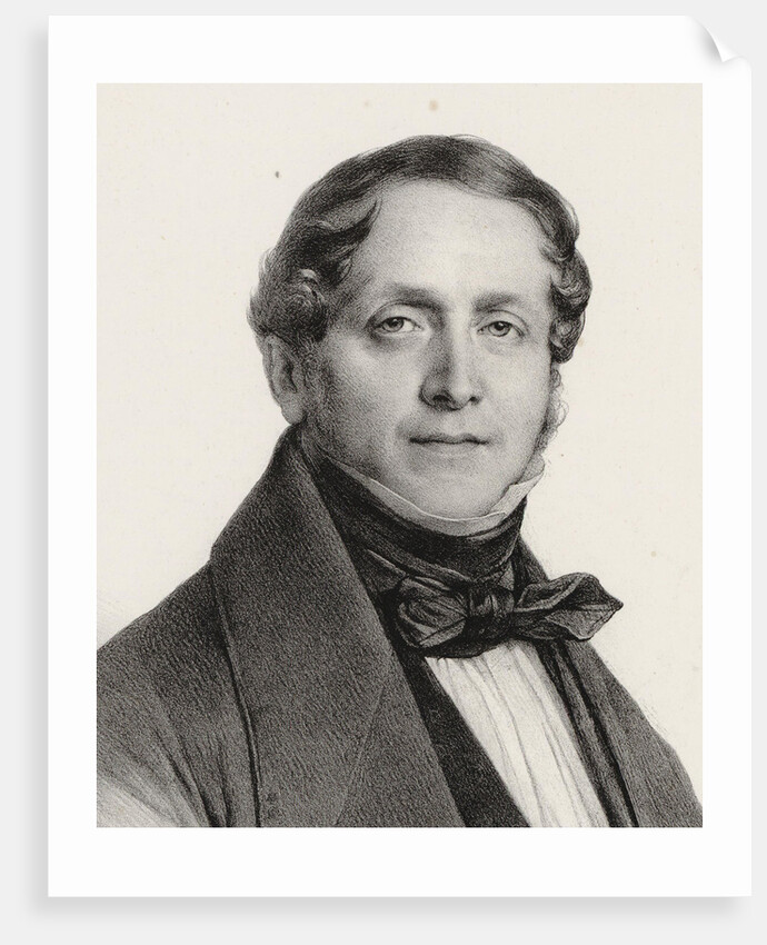 Portrait of the composer Giulio Marco Bordogni, 1838 by Anonymous