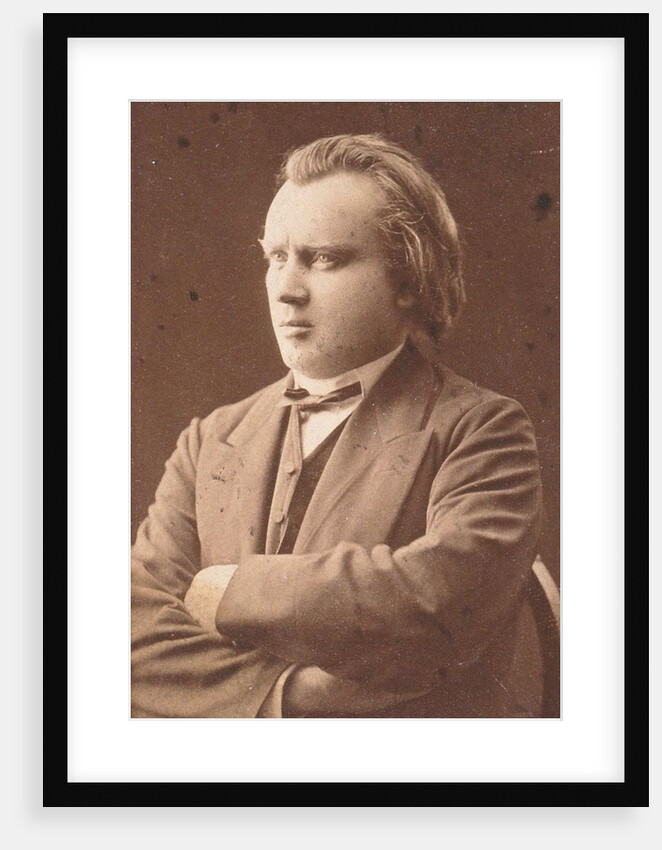 Portrait of the composer Johannes Brahms, 1872 by Anonymous