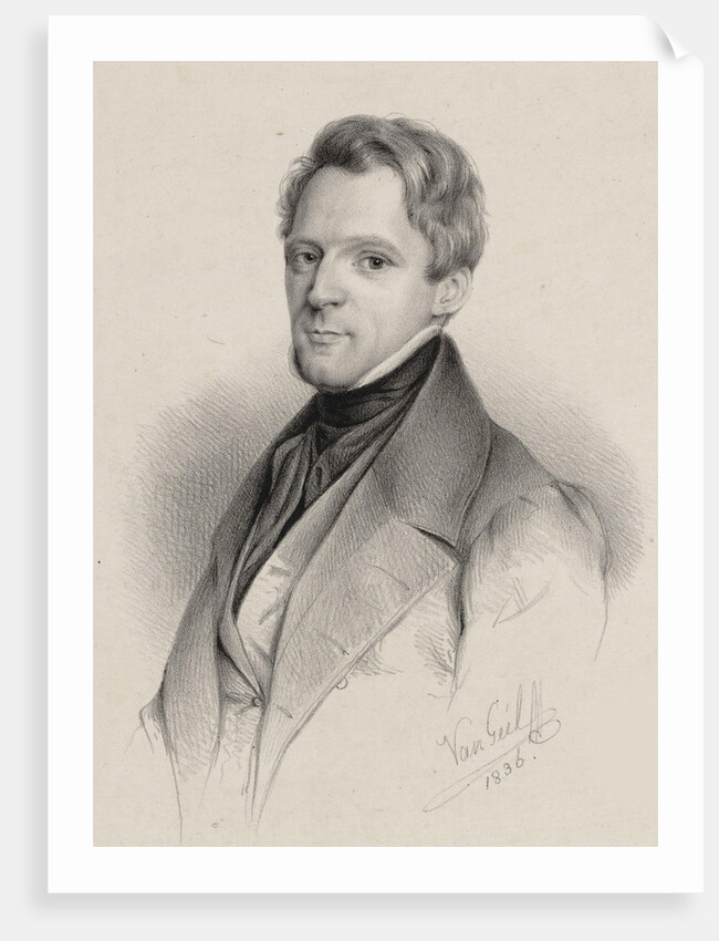 Portrait of the composer Henri Brod, 1836 by Anonymous