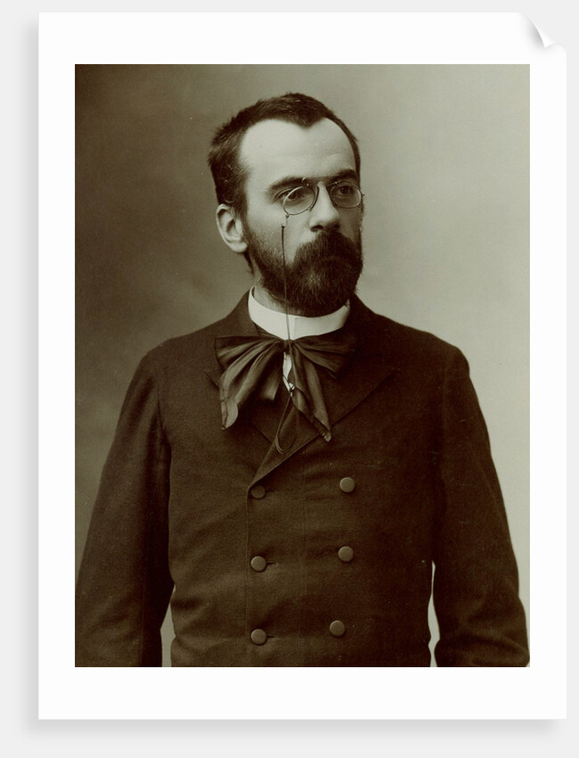 Portrait of the composer Alfred Bruneau, 1893-1894 by Anonymous