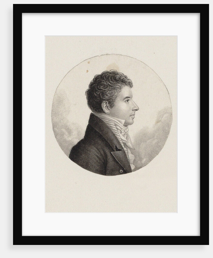 Portrait of the composer Michele Enrico Carafa by Anonymous