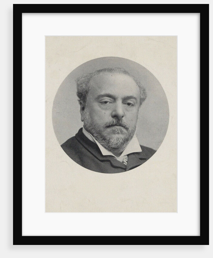 Portrait of the composer Emmanuel Chabrier, Early 1890s by Anonymous
