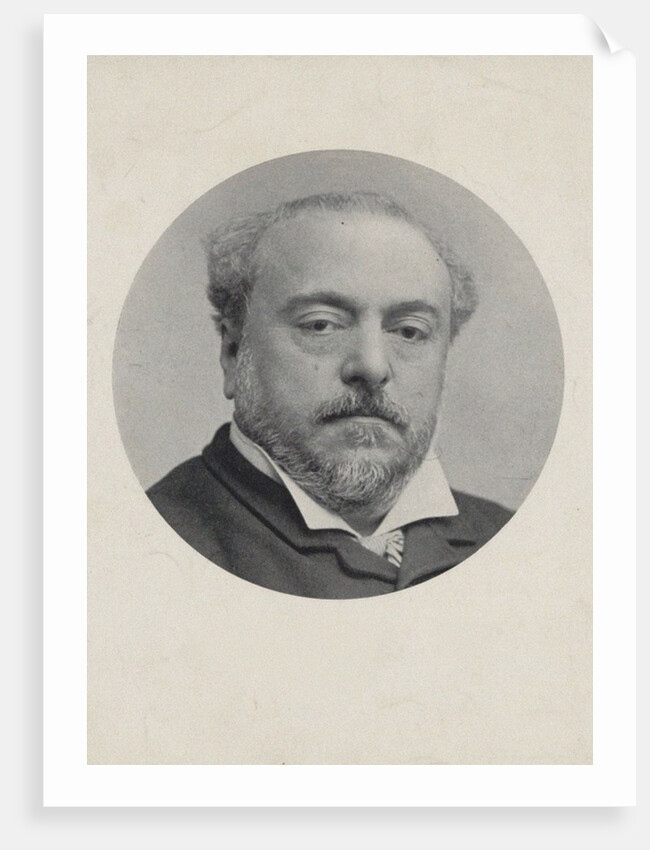 Portrait of the composer Emmanuel Chabrier, Early 1890s by Anonymous