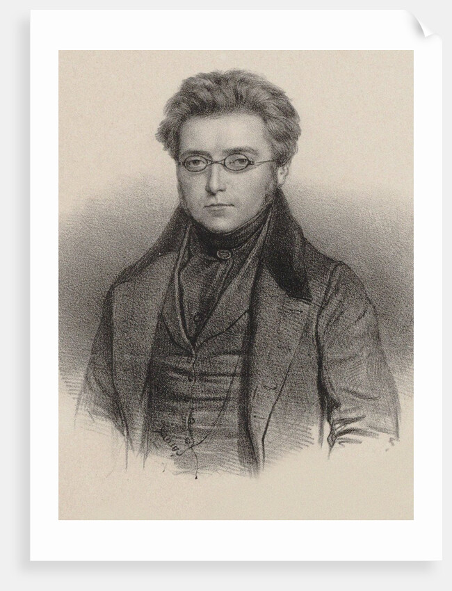 Portrait of the composer Charles Chaulieu, 1835 by Anonymous