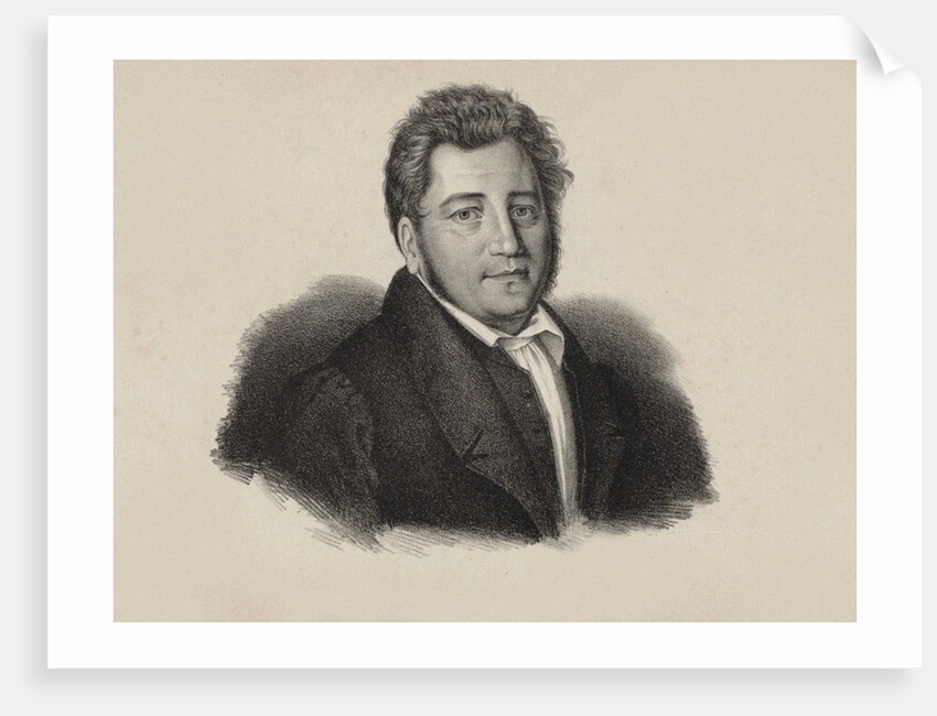 Portrait of the composer Hippolyte André Baptiste Chelard, 1820 by Anonymous