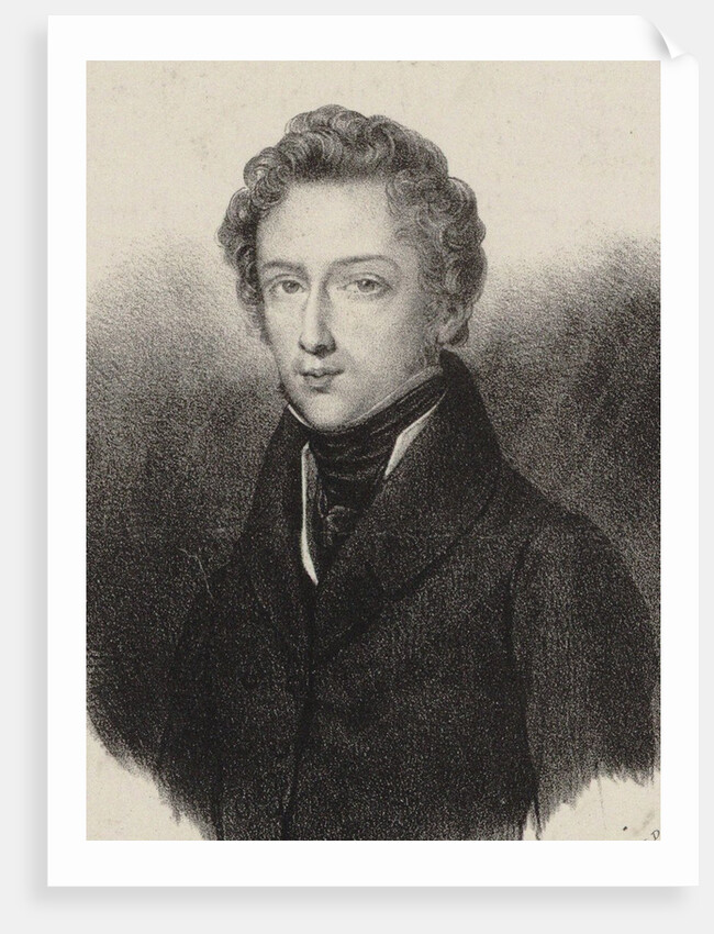 Portrait of the composer Frédéric Chopin, 1835 by Anonymous