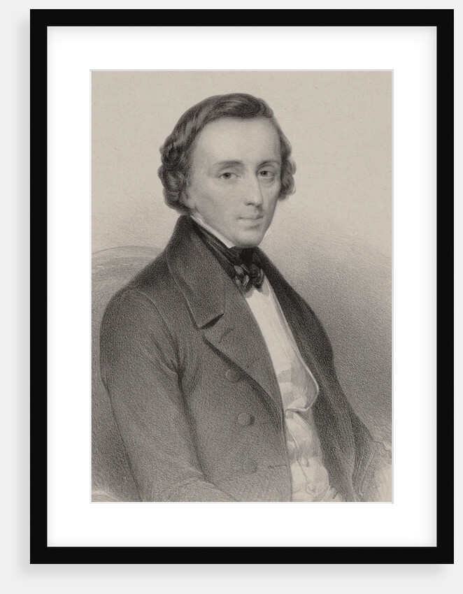 Portrait of the composer Frédéric Chopin, 1847 by Anonymous