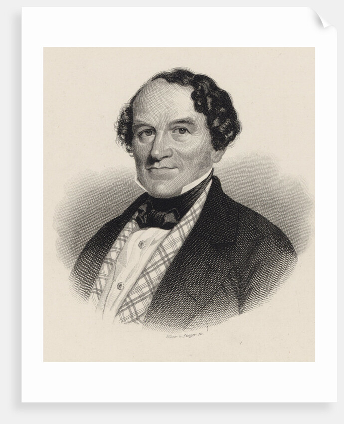 Portrait of the composer Conradin Kreutzer by Anonymous