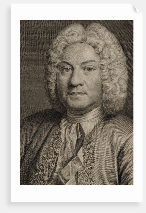 Portrait of the composer François Couperin, ca 1730 by Anonymous
