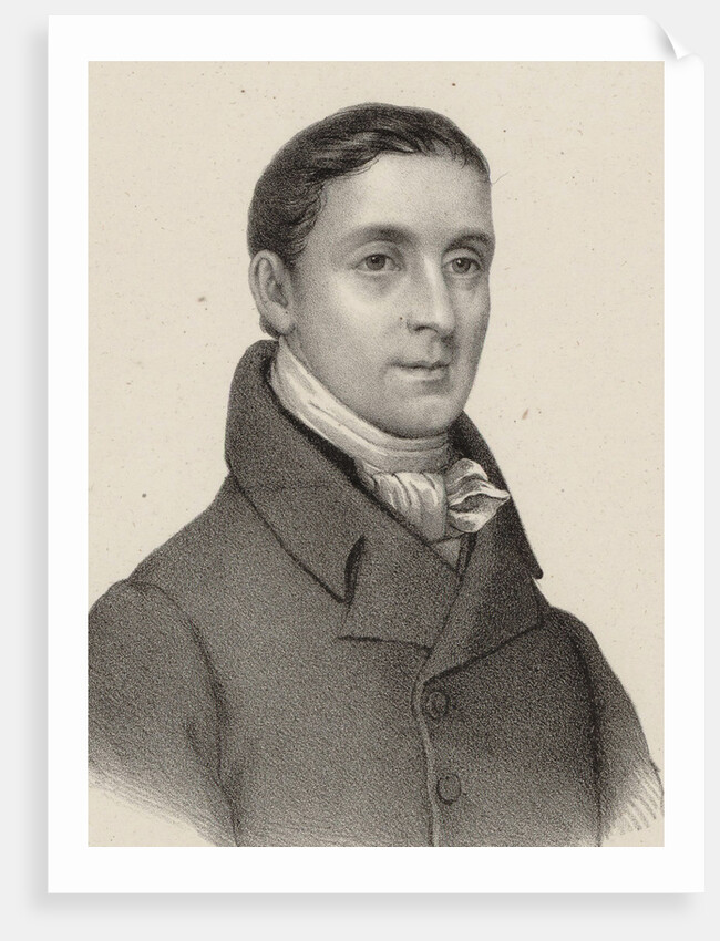 Portrait of the composer Johann Baptist Cramer, 1835 by Anonymous