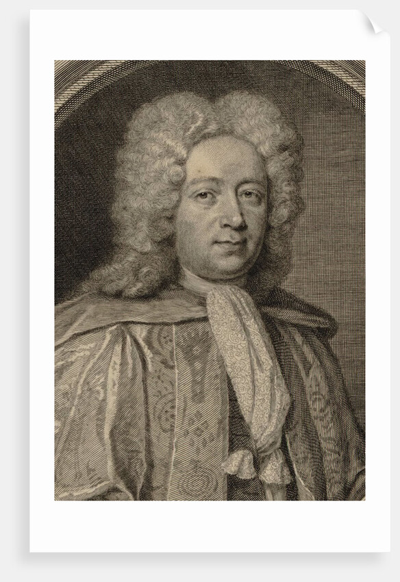 Portrait of the composer William Croft, 1715 by Anonymous