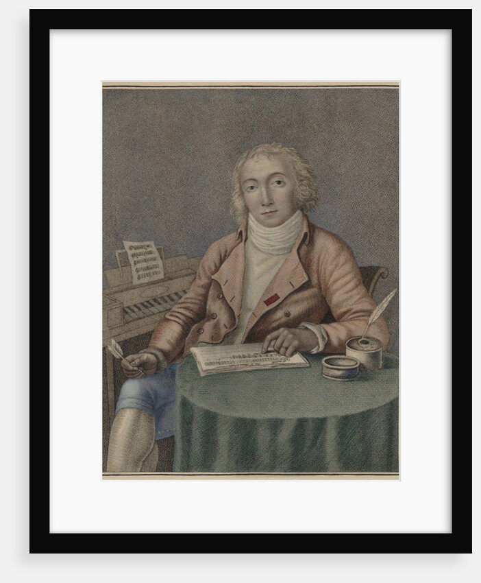 Portrait of the composer Nicolas Dalayrac, Late 18th cent by Anonymous