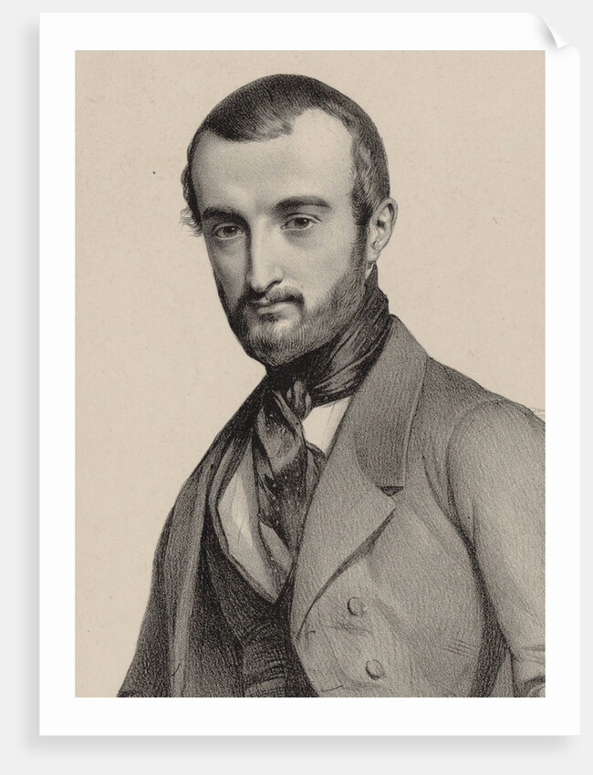 Portrait of the composer Jean Baptiste Charles Dancla, 1845 by Anonymous