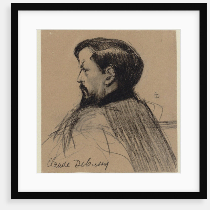 Portrait of the composer Claude Debussy by Anonymous