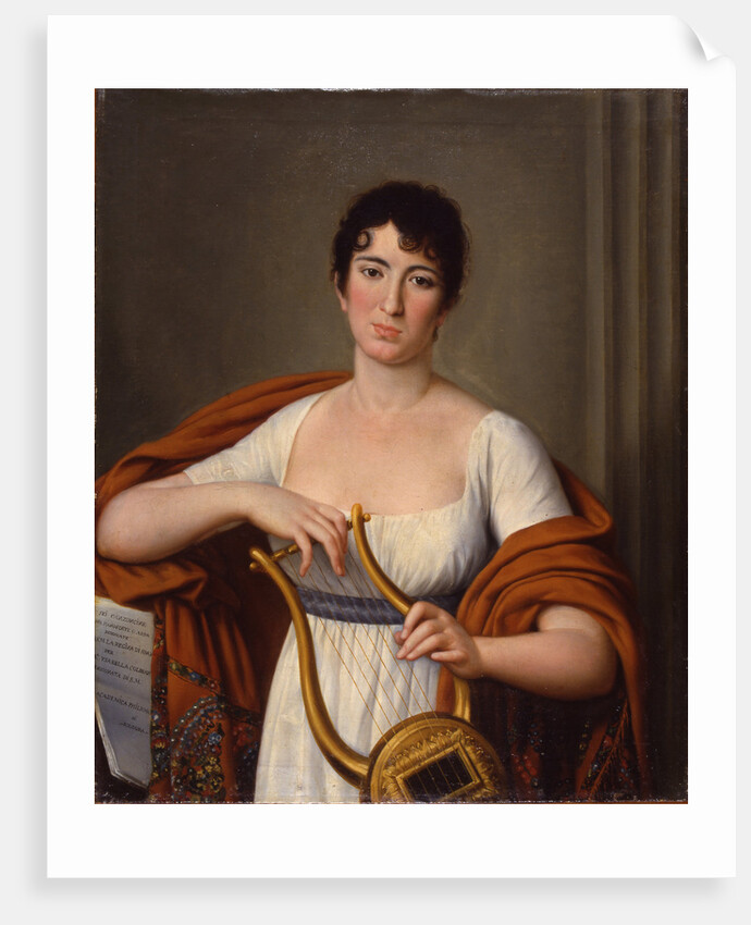 Portrait of the opera singer Isabella Angela Colbran, c. 1815 by Anonymous