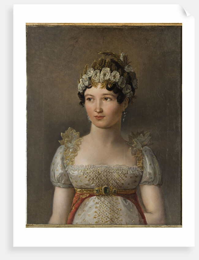 Portrait of Caroline Bonaparte, Princesse Française, Grand Duchess of Berg and Cleves, Q by Anonymous