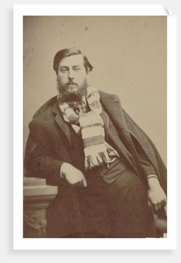 Portrait of the composer Léo Delibes, 1870 by Anonymous