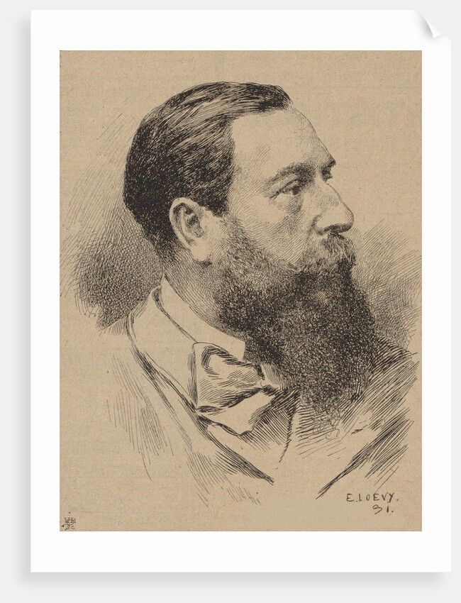 Portrait of the composer Léo Delibes, 1891 by Anonymous
