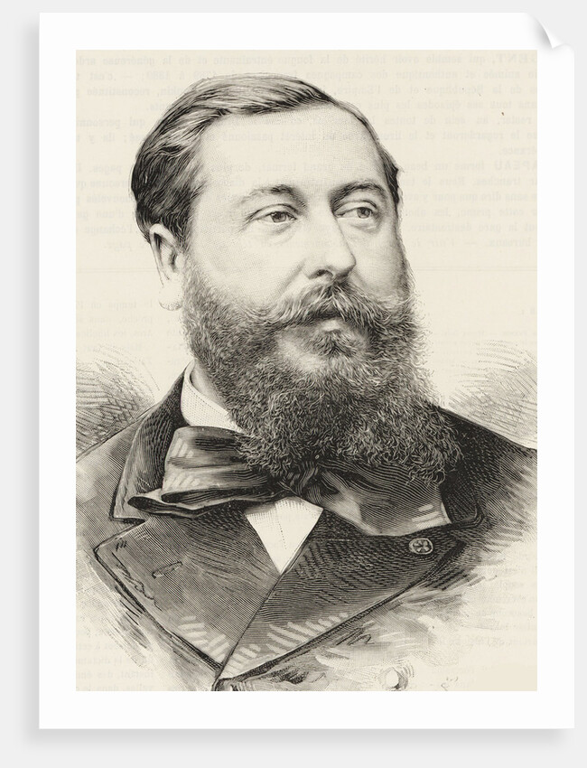 Portrait of the composer Léo Delibes, 1891 by Anonymous