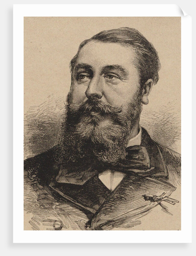 Portrait of the composer Léo Delibes, 1883 by Anonymous