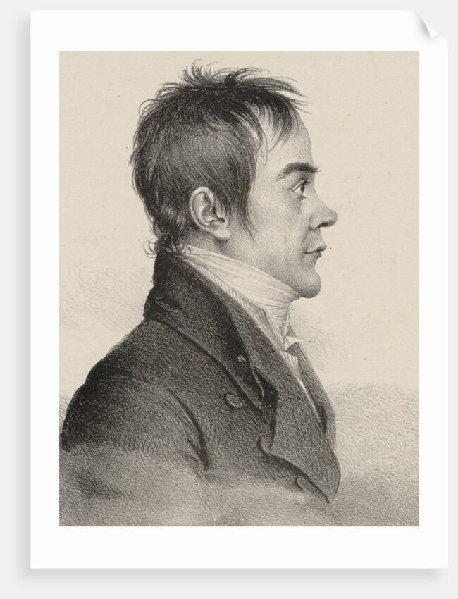 Portrait of the composer Dominique Dellamaria, 1800s by Anonymous