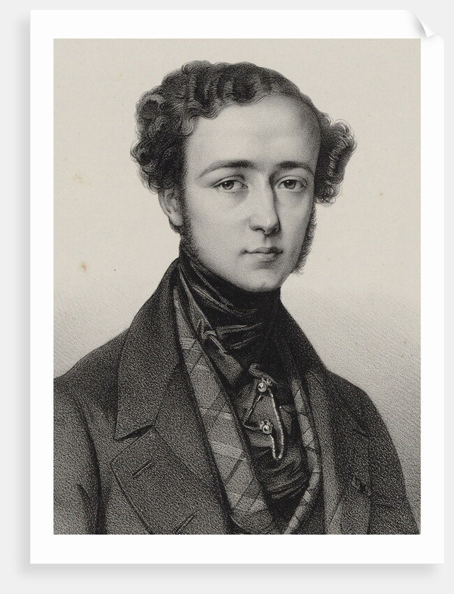 Portrait of the composer Theodor Döhler, First half of the 19th cent by Anonymous