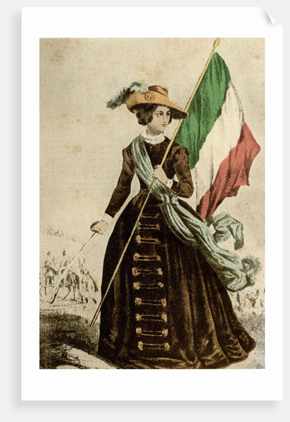 Cristina Trivulzio di Belgiojoso, 1848 by Anonymous