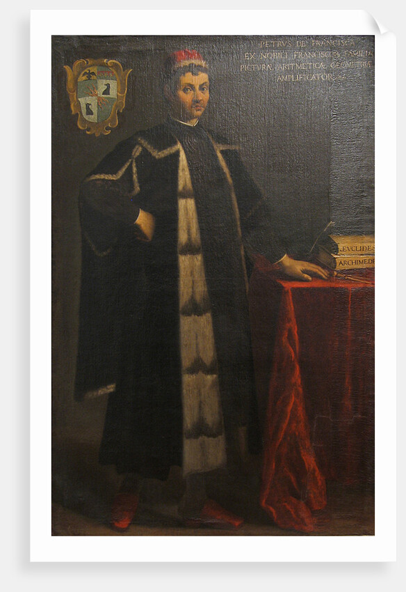 Portrait of Piero della Francesca, ca. 1587-1596 by Anonymous