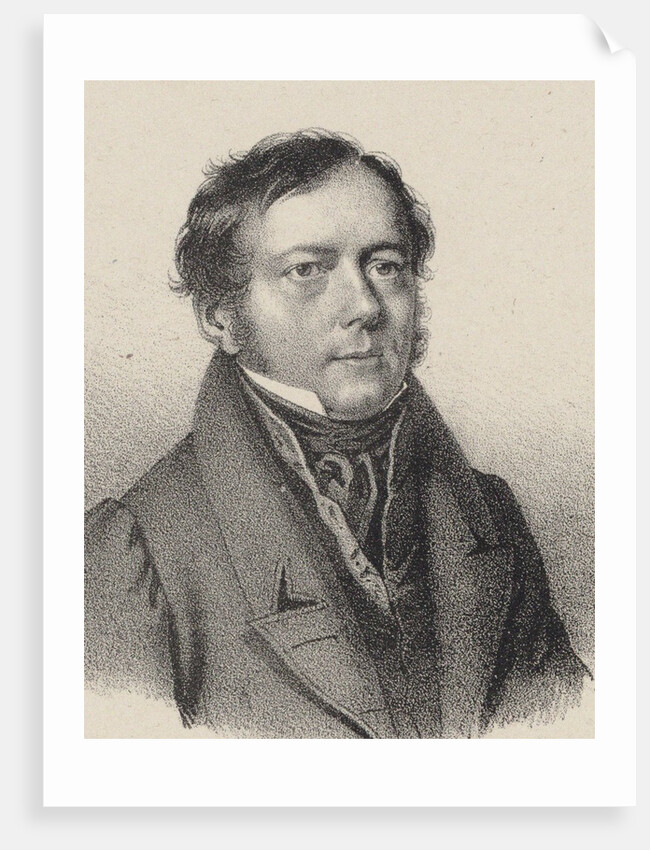 Portrait of the cellist composer Justus Johann Friedrich Dotzauer, c. 1850 by Anonymous
