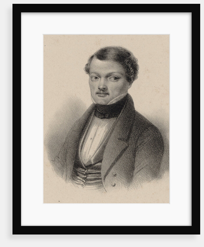 Portrait of the opera singer and composer Gilbert-Louis Duprez by Anonymous