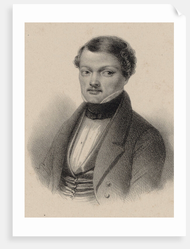 Portrait of the opera singer and composer Gilbert-Louis Duprez by Anonymous