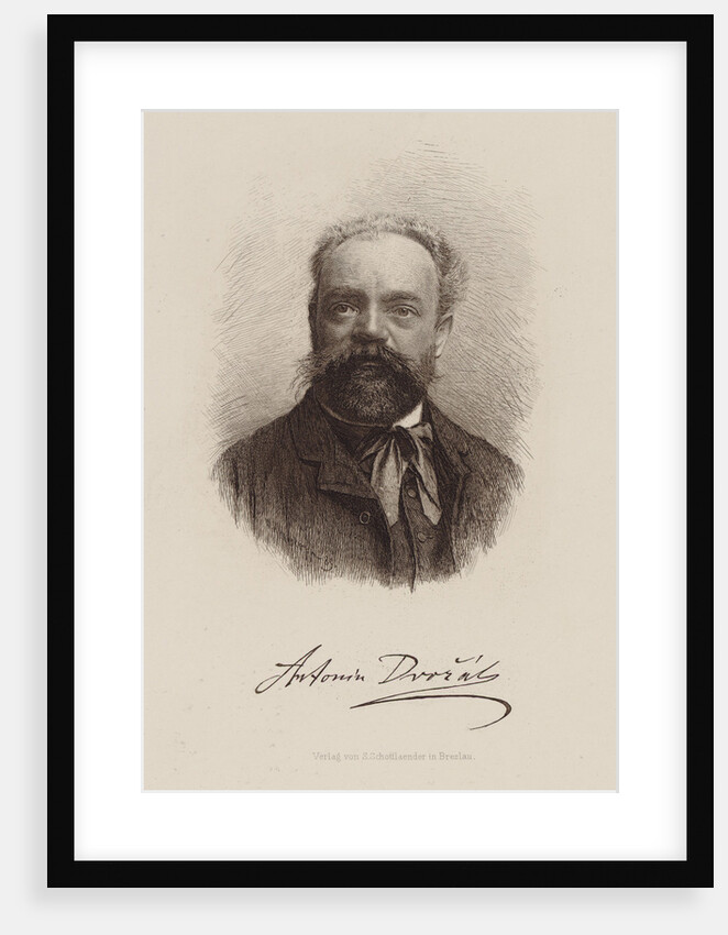 Portrait of the composer Antonin Dvorak, 1889 by Anonymous
