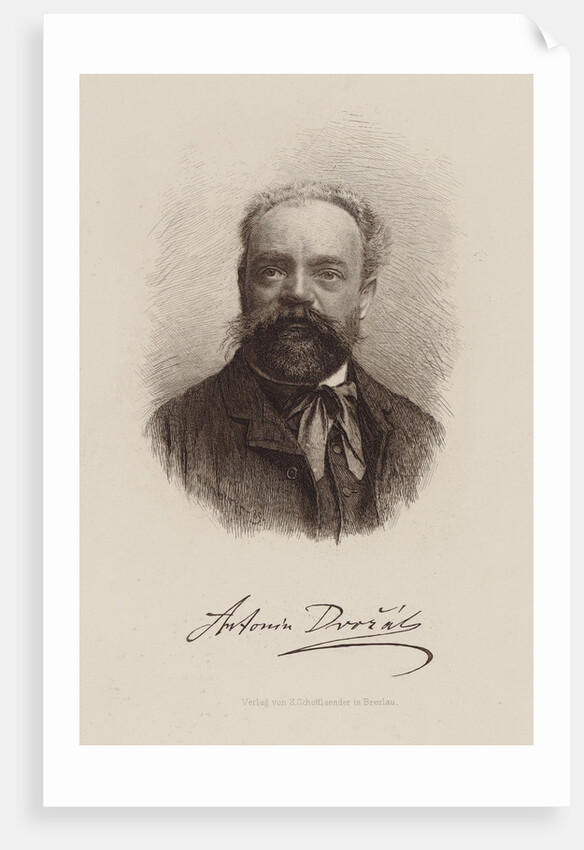 Portrait of the composer Antonin Dvorak, 1889 by Anonymous