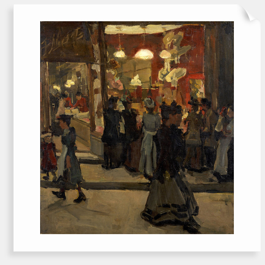 Marss hat shop at the Nieuwendijk in Amsterdam, 1893 by Anonymous