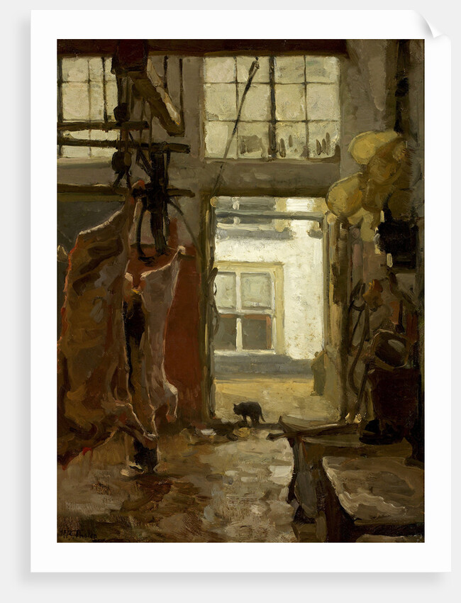 Slaughterhouse, 1889 by Anonymous