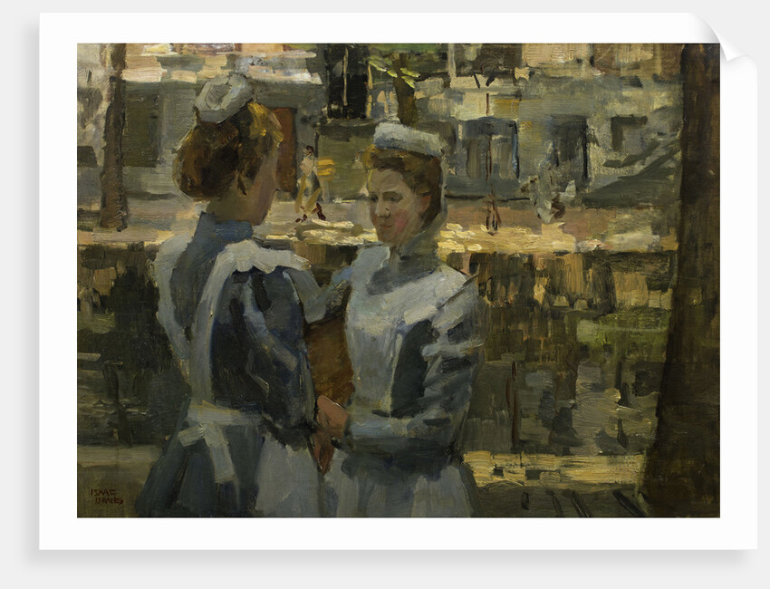 Servant Girls on the Leidsegracht by Anonymous