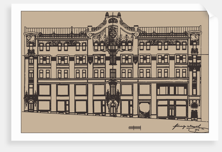 The Sokol revenue house in Moscow, 1904 by Anonymous