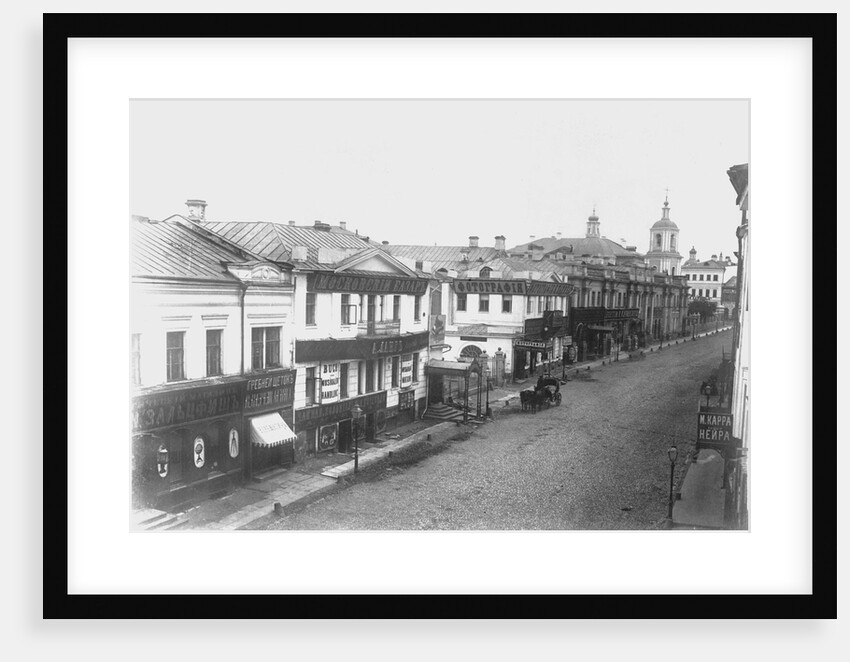 The revenue house of Prince Gagarin at Kuznetsky Most in Moscow, 1880 by Anonymous